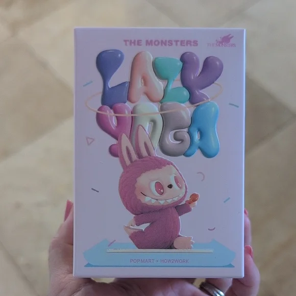 new unopened lazy yoga labubu figure AB ROLLER - Picture 3 of 9